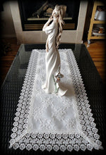35 Dresser Scarf Table Runner Ivory Princess Lace European Doily Home