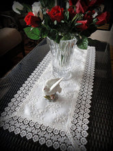 35 Dresser Scarf Table Runner Ivory Princess Lace European Doily Home