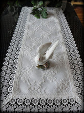 35 Dresser Scarf Table Runner Ivory Princess Lace European Doily Home
