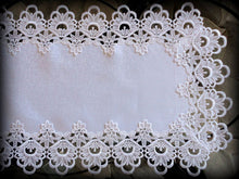 71 Lace Dresser Scarf Table Runner White Flower European Doily Home