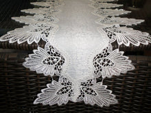 Creamy White Dresser Scarf 64 Formal European Lace Mantel Table Runner Doily Home