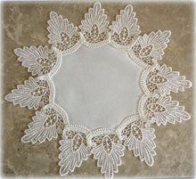 Doily Creamy White Dresser Scarf Formal European Lace Round Topper Home