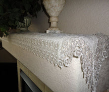 Dresser Scarf Or Mantel Shelf Runner Ivory Princess Lace European Home