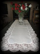 Dresser Scarf Royal Rose European Lace White Table Runner 54 Doily Home