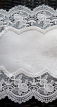 Dresser Scarf Royal Rose European Lace White Table Runner 54 Inch Plus Two Place Mats Or End Doilies Home