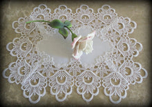 Lace Doilies Set Of 2 White Flower Scarf Place Mat Home