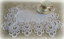 Lace Doilies Set Of 2 White Flower Scarf Place Mat Home