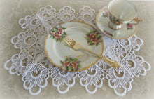 Lace Doilies Set Of 2 White Flower Scarf Place Mat Home