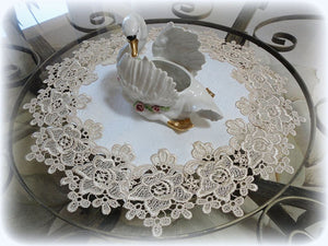 Lace Doilies Set Of Six Sampler Pack Dresser Topper Lot Home