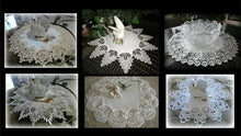 Lace Doilies Set Of Six Sampler Pack Dresser Topper Lot Home