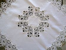 Lace Tablecloth Table Topper White Flower 34 Square Home