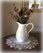 Linen Gift Set Sophisticated Floral Lace 54 Dresser Scarf Plus 2 Large 19 Doilies Neutral Earth Tones European Design Home
