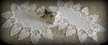 Oval Doilies Set Of Two Creamy White Dresser Scarf Formal European Lace Doily Home