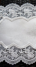 Royal Rose European Lace White Place Mats Doilies Retangular Set Of Four Home