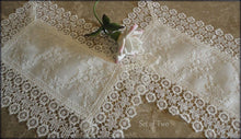 Set Of Two Doilies Ivory Princess Lace European Dresser Scarf Or Place Mat Home