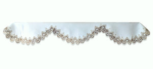 Taupe Mantel Shelve Scarf 90"  Swag Earth Rones